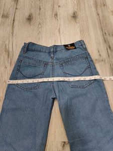 Ma6014 Moscut Embroidered Flare Jeans waist 28 inc