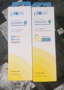 Plum Rice Water & Niacinamide Hybrid Sunscreen SPF