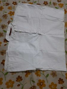 white pure cotton kurta