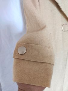 CREAM COAT FOR WOMEN
