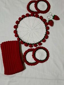 Aesthetic Handmade Crochet Combo Set 🌸