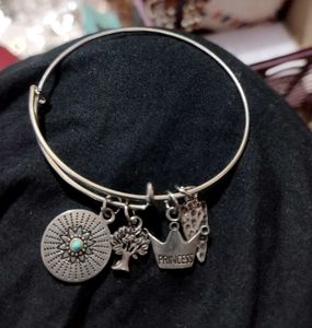 Enchanted Moon &amp; Fairy Charm Bangle