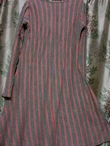 Striped Pink &amp; Grey T-Shirt