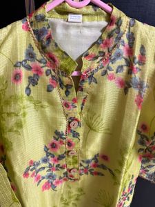 Kota Doria Elegant Kurti