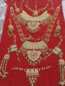 Bridal Jewellery Set ( Orange)