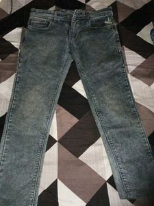 Stylish Acid Wash Denim Jeans
