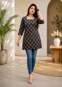 Stylish Printed Kurta-M