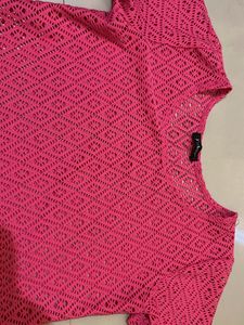 Crochet Knit Top