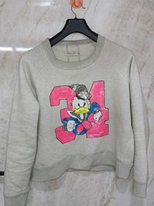 Cute Donald Duck Graphic Sweatshirt
