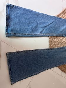 flared korean style jeans
