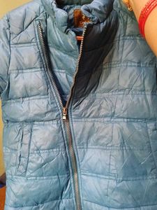 Blue Puffer Jacket