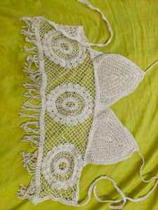 imported Boho Crochet Bikini Top