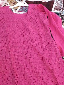 cotton chikan me kurta