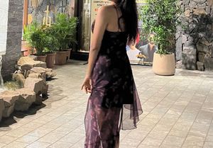 Stunning Floral Print Maxi Dress