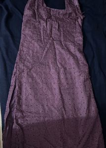 Purple Sleeveless Dress