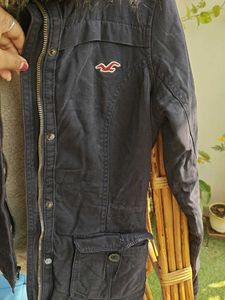 Imported Woolen Jacket With Fur