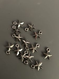 Silver Star Charms Bulk