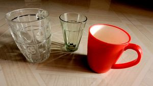 3 Set 2 Big Cups  &amp; 1 Tea Glass