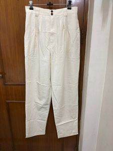 Classic High-Waisted Pleated Pants
