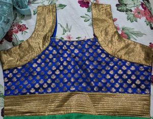 Elegant Green &amp; Blue Ethnic kurta set