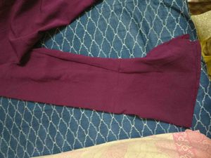 Purple Top with Ring Detail