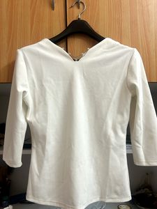 Madame Women Classy White Top