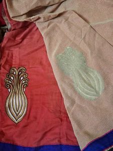 Jute Meterial Half Petern Saree
