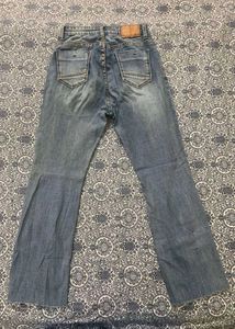 Distressed Flare Jeans