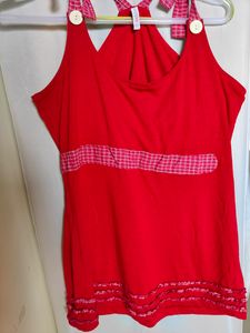H&M red top size