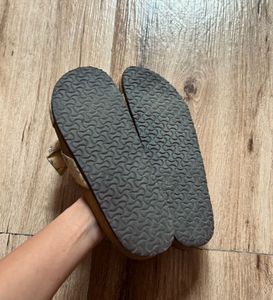 Floral Bow Slides Sandals- Size 40 (UK8)