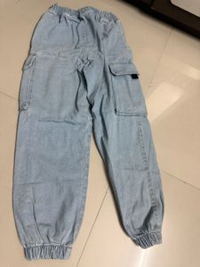 Denim joggers Pants