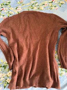 Brown Knit Sweater