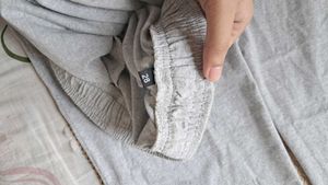 Trouser pants with free palazzo