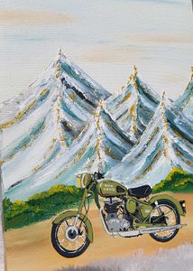 Royal Enfield 3D artwork
