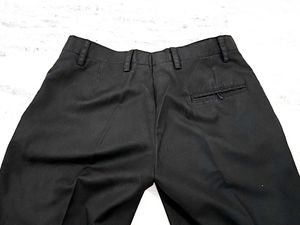 Classic Black Men's Plated Trousers Pant