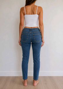 Blue Denim skinny Jeans for women size -28