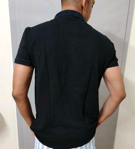 Stylish Black Polo T-Shirt