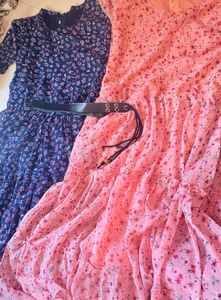 Floral Print frocks (Set of 2)