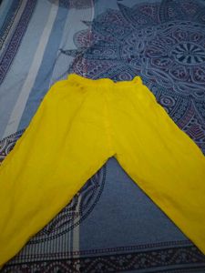 Yellow Embroidered Kurta Set