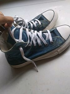 blue fashionable shoes
