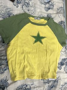 Yellow & Green Star T-Shirt