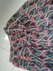 Vibrant Print Ethnic Skirt