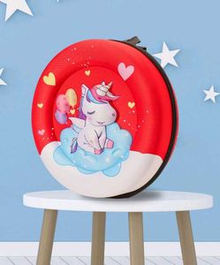Tyre shaped Unicorn kids schhol bag