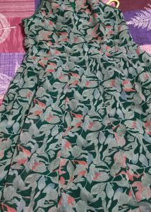 Floral Print Sleeveless Dress