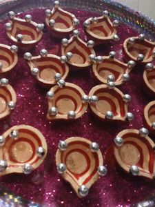 Diwali Clay Diyas - Set of 15