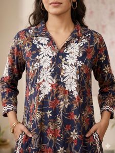 Elegant Chikankari Kurta Set