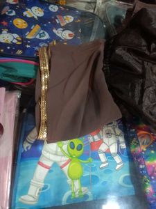 Elegant Brown Kurta Set with Dupatta