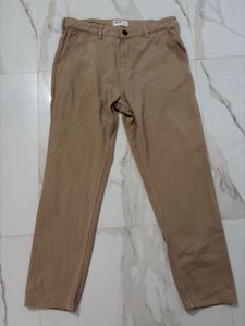 Tan Straight Leg Pants
