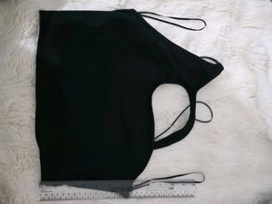 Zudio black crop top