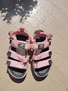 New Balance Pink velcro Sandals